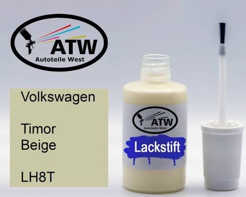 Volkswagen, Timor Beige, LH8T: 20ml Lackstift, von ATW Autoteile West.